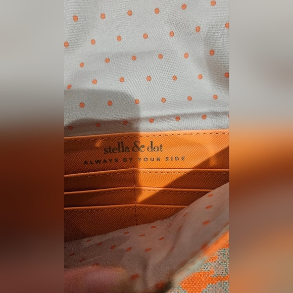 STELLA & DOT City Slim Clutch Aztec Coral. NWOT - Picture 9 of 12